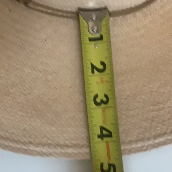 PANTROPIC BEIGE PANAMA SUMMER STRAW SUN HAT NEW WIDE BRIM SOUTHWEST FEDORA